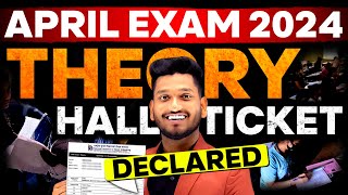 Nios April 2024 Theory Hall Ticket Declared  How to pass in nios exam  Good News [upl. by Domeniga942]