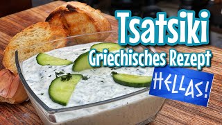 Tsatsiki nach griechischem Rezept  Westmünsterland BBQ [upl. by Hayden266]