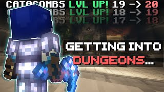 How to PROPERLY Get Into Hypixel Skyblock Dungeons  Hypixel Skyblock 101 [upl. by Aneekas766]