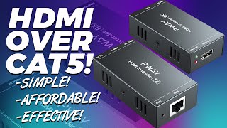 HDMI Over Ethernet Extender Tech Review [upl. by Jevon838]