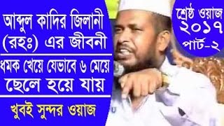 New Waz 2017 Part2 About Abdul Kader Jilani RABy Maulana Tofazzol HossainReact [upl. by Nataniel]