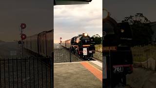 R761 Racing past Caroline Springs train steamlocomotive trainspoting r761 [upl. by Nye]