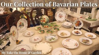 My Bavarian China Plate Collection  Schumann Dresden Heinrich amp Co Winterling Schwarzenbach [upl. by Alamaj]