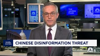 US intel community issues warning against Chinese disinformation threats [upl. by Nadirehs]