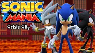 Sonic Mania Mods  Crisis City amp Team 06 [upl. by Atikram]