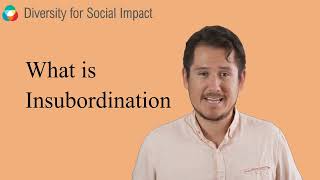 What is Insubordination  May Diversity Calendar by Diversity for Social Impact [upl. by Cote]