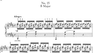 M MoszkowskiEtude op 72 No 15 BMajor [upl. by Siger]