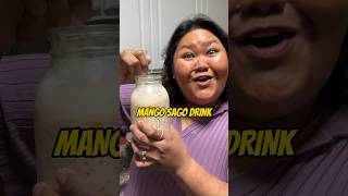 Apple Makes Mango Sago Drink cookinginshorts [upl. by Anillehs610]