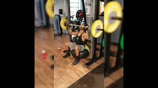 Smith Machine Military Press gymtips personaltrainer smithmachine [upl. by Ahl]