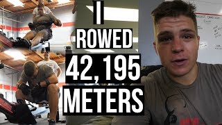 I Rowed A Marathon 42195 Meters It Really Sucked [upl. by Htesil]