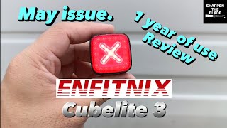 Enfitnix Cubelite 3 May Issue Things Iike in this bike light [upl. by Gladi]