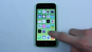 How To Take Screenshot iPhone 5c [upl. by Cahra477]