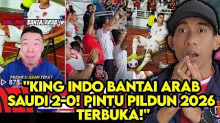 COME BACK IS REAL GILA INDONESIA SAUDI ARABIA TEAM PIALA DUNIA PUN DIBANTAI🇲🇾Reaction [upl. by Ylrebmit414]