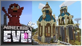 MINECRAFT EVO  Pranks gifts and base progress 2 [upl. by Eeryt]