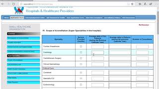 How to fill NABH application for assessment [upl. by Ahsrav]