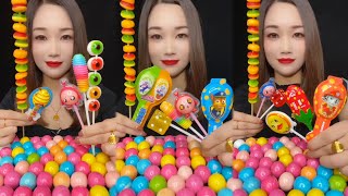 ASMR ‎AsmrWD 신기한물먹방 candy eat lips 물먹방아이스크림 [upl. by Abercromby]