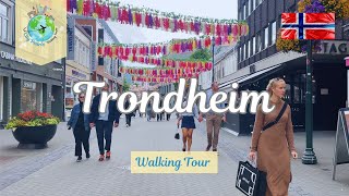 TRONDHEIM NORWAY 🇳🇴 WALKING TOUR [upl. by Vassili]