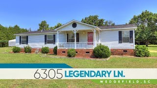 Video Tour of 6305 Legendary Ln in Wedgefield SC [upl. by Nimajeb]