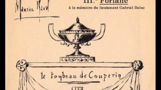 Ravel  Le Tombeau de Couperin orchestration complète [upl. by Enelrad450]