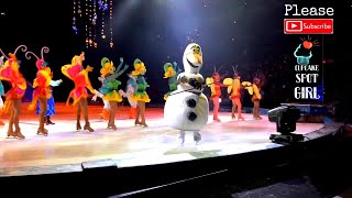 Disney on ice 2019 Frozen front row seat full show  part 4 Let it go Olaf in summer song [upl. by Jerald726]