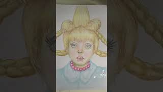 Cindy Lou Who I impressed myself with this one shortvideo cindylouwho thegrinch christmas [upl. by Adamis]