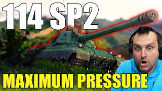 Maximum Pressure 114 SP2 in World of Tanks [upl. by Adliwa]