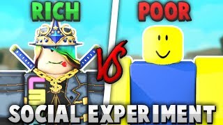 Poor VS Rich  DONATIONS ROBLOX Social Experiment  Linkmon99 ROBLOX [upl. by Henryk839]