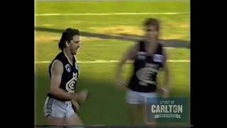 Mark Naley 1990  Carlton Football Club Past Player [upl. by Eneg]