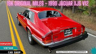 1990 JAGUAR XJS V12 19K Original Miles  Denwerks  Bring a Trailer [upl. by Althea]