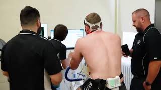 Metabolic tests for wrestlers at Purdue Department of Health and Kinesiology USA with Quark CPET [upl. by Edora]