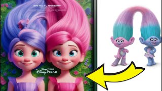 Trolls Band Together In Ai  Disney Pixar Movie Poster 💀😊 [upl. by Simpkins766]