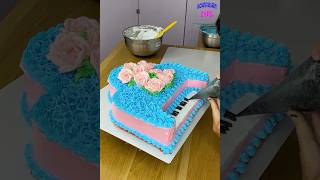 So Lovely Cake shorts cake cakedecorating viralvideo [upl. by Ahsehyt354]