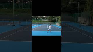 ループボールからのドロップショット【ドロップショット】dropshot tennis テニス shorts sports dropshot [upl. by Anitnauq]