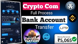 Crypto Com to Transfer Bank Account  Crypto com withdrawal to bank  crypto com Withdrawal [upl. by Ruthe]