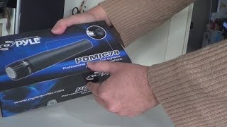 Pyle PDMIC78 Dynamic Microphone Unboxing [upl. by Nivat]