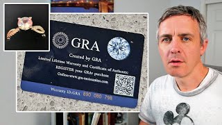 GRA Moissanite Ring Scam Quickly Explained 2024 [upl. by Dnomyad]