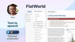 📖 FlatWorld Textbooks  with lifelike AI text to speech chrome extension [upl. by Acillegna]