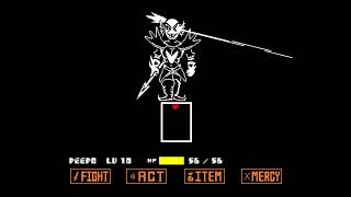 Undertale  NO HIT DAMAGELESS Undyne the Undying [upl. by Sibyl]