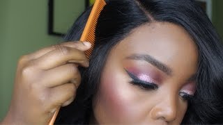 DIY HOW TO MAKE A LACE FRONTAL WIG  UNICE HAIR [upl. by Paluas]