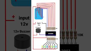 water level indicator alarm circuit 💦💦waterlevel shorts [upl. by Aguayo736]