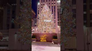 All the most beautiful Christmas trees in nyc All info on my blog link in bio christmasinnyc [upl. by Ennahoj]