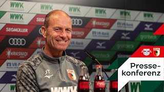 Pressekonferenz vor RB Leipzig  Jess Thorup [upl. by Yrahcaz146]