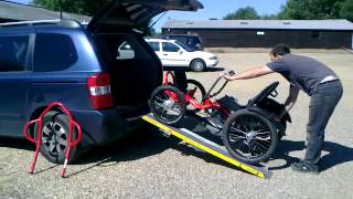 Boma 7 Off Road Wheelchair in a Vehicle [upl. by Innis]