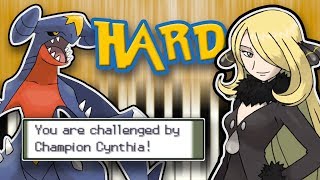 Encounter Champion Cynthia from Pokémon Diamond Pearl amp Platinum  Piano Tutorial [upl. by Haiacim]