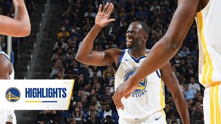 Warriors End Preseason with 58Point Win Over Lakers [upl. by Mazman]