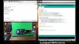 Install arduinoesp32 200 on Arduino IDE to program ESP32S2C3 [upl. by Shaver]