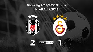 Beşiktaş 2  1 Galatasaray  Maç Özeti  201516 [upl. by Hukill]