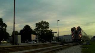 Metra deadhead 6062 Mokena Illinois Front street depot June 10th 2010 [upl. by Adnohsirk]