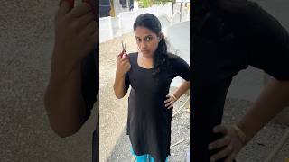 I will cut yours today❤️Funny videos shorts youtubeshorts klshobasureshani [upl. by Annahahs]