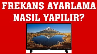 Telefunken TV Frekans Ayarlama Nasıl Yapılır [upl. by Ludie]